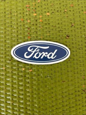 Ford Oval Emblem Sticker - Blue and White